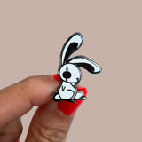 Beanz the Bunny Enamel Pin