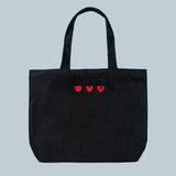 Black Heartbreak Tote Bag
